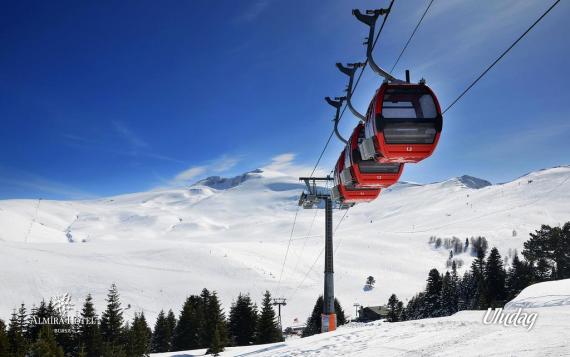 Amazing view of Mt. Uludağ by Cable Car