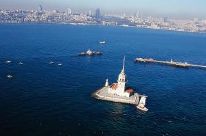 Helicopter tour over the city of Istanbul