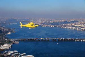 Helicopter tour over the city of Istanbul