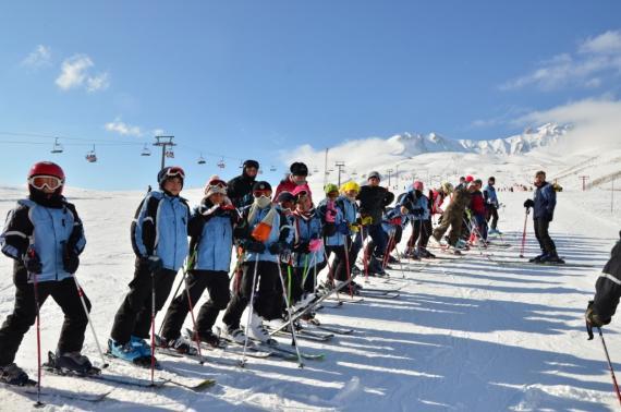 Skiing in the "Argis"